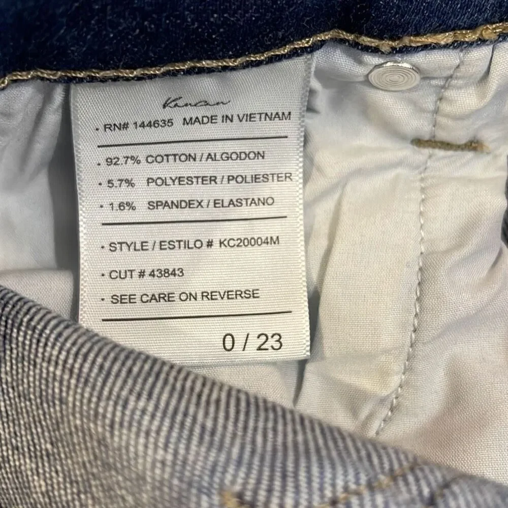 KanCan High Rise Bootcut Denim Jeans Medium Wash Size 23/0‎ NWT
